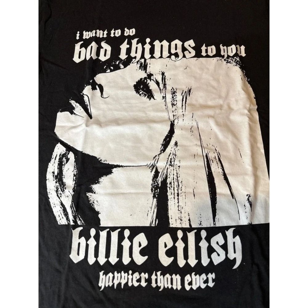 Billie Eilish Oxytocin Happier Than Ever T-Shirt Size S